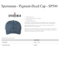 thumbnail image 2 of Sportsman - Pigment Dyed Cap, Unisex Caps Hats, 100% Cotton Twill Brass Buckle Cap – Pack 6 Sun Hat Outdoor Sports, Pre-Curved Visor | Size - Adjustable, 2 of 5