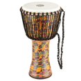 thumbnail image 1 of Meinl Percussion Travel Djembe Hand Drum Circle Instrument, Synthetic Shell and Head — NOT Made in China — African Mali Weave Rope Tuning, 2-Year Warranty, Kenyan Quilt, Large (PADJ2-L-F), 1 of 4