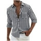 thumbnail image 2 of Seeotter Mens Button Down Shirts Wrinkle Free 4-Way Stretch Print Business Casual Shirt, 2 of 6