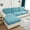 Blue #3, variant on Stretch Sofa Cushion Cover | Elastic Slip-On Seat Protector for Living Room Furniture | 1-Piece Tight Fit Washable Fabric | Multiple Sizes