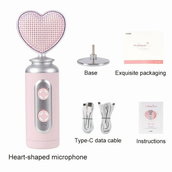 Ranhor High End Fashion Internet Celebrity Entertainment USB Condenser Microphone Karaoke Artifact Computer Microphone Live Recording Pink
