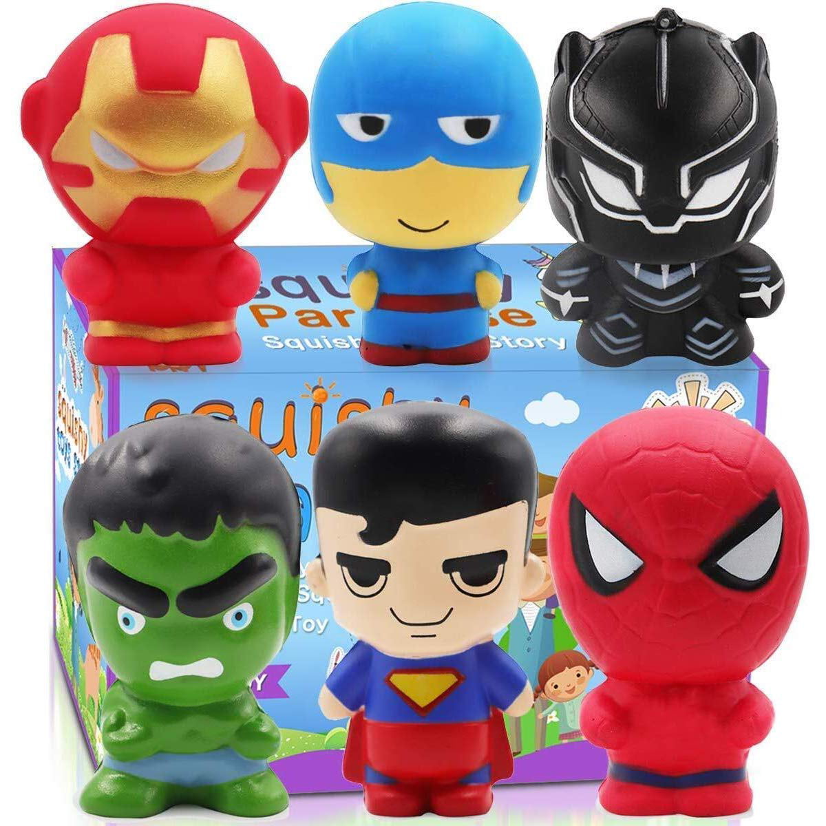 Zoom Buy Captain America Comic Ease Squishies Slow Rising Marvel Avengers Super Hero Kawaii New Unique Squishy Stress Relief Figures 
