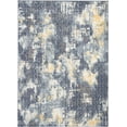 thumbnail image 2 of Nourison Urban Decor URD05 Blue/Cream/Yellow Indoor Area Rug - 5'3 x 7'3, 2 of 8