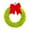 Green, variant on KUNPENG Christmas Wreath for Store 15.75" Xmas Wreath for Front Door Outdoor Indoor Retail Holiday Decorations