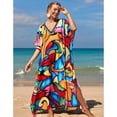 thumbnail image 4 of Sunforyou Caftans Plus size Loungewear Kaftan Dresses Lightweight moo moos for women, 4 of 6
