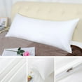 thumbnail image 4 of PiccoCasa Body Long Pillowcase Cotton Pillowcase with Zipper King White, 4 of 7