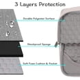 thumbnail image 3 of MOSISO Laptop Sleeve Briefcase for MacBook Air 13 M3 A3113 M2 A2681 M1 A2337 A2179 A1932/Pro 13 M2 M1 A2338 A2251 A2289 A2159 A1989 A1706 A1708, Polyester Notebook Case Bag, Stone Gray, 3 of 5