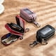 thumbnail image 4 of Bolsa para llaves de coche de doble capa, bolsa para llaves con cremallera multifuncional de cuero MFZFUKR CPB-US-PSF854-4, 4 of 5