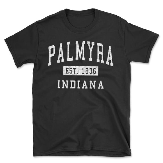 Palmyra Indiana Classic Established Men's Cotton T-Shirt