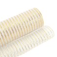 thumbnail image 2 of DIY Ribbon Bows Deco Mesh 10 Yards Gold Wire Mesh Ribbons Xmas Gift Wrapping Net, 2 of 4