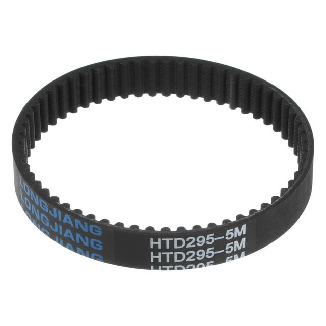 Correa de Tiempo de Caucho Uxcell HTD5M-295 58 Dientes Correa de Bucle Cerrado 0.59" Ancho 11.61" Longitud