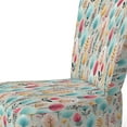thumbnail image 4 of Designart « Soft Boho Fronds I » Fauteuil d'Appoint Rembourré à Fougères / Feuilles Roses - Fauteuil de Style Champêtre pour Chambre, 4 of 7