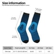thumbnail image 2 of KLL Happy New Year 2025 A Print Cool Socks Men's Women's Crew Socks Funny Crazy Novelty Stockings, 2 of 6