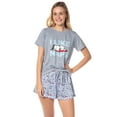 thumbnail image 7 of Peanuts Womens' Snoopy I Like Naps Character 2 Piece Short-Sleeve Sleep Shirt Pajama Short Set, 7 of 7