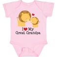 thumbnail image 3 of Inktastic I Love My Great Grandpa Boys or Girls Baby Bodysuit, 3 of 5