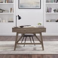 thumbnail image 3 of Scranton & Co Greywash 2-Drawer Compact Desk with Paper Veneer Finish, 3 of 10