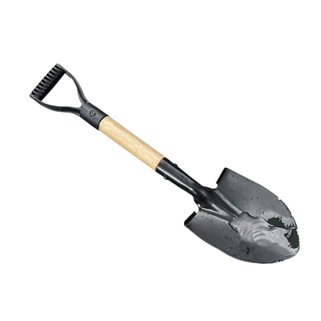 Eigraketly Pala de excavación, Mini palas de acero al manganeso, pala para niños, impermeable, resistente al óxido, superficie recubierta de Deportes acuáticos Grande