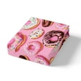 thumbnail image 4 of Erosebridal Cartoon Doughnut Duvet Cover , Dessert Donut Bedding Sets , Pink, Reversible 2pcs (No Comforter), 4 of 6