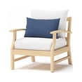 thumbnail image 3 of RST Brands Kooper 2 Piece Acacia Wood Outdoor Club Chairs - Bliss Ink/White, 3 of 7