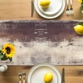 thumbnail image 4 of Table Runner Abstract Brown Gray Table Decoration for Kitchen Dinning Oil Painting Art Table Decoration for Indoor Outdoor Party Wedding Decor 13x72inch, 4 of 7