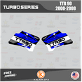 thumbnail image 2 of Kalair GFX Graphics Kit for Yamaha TTR90 (2000-2008) Turbo Series, 2 of 5