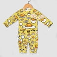 thumbnail image 4 of Gudetama Baby Footless Rompers, Long Sleeve Baby Onesie Jumpsuit for Boys Girls, 4 of 8