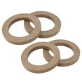 thumbnail image 1 of 4 Piezas 4' Universal Madera Caqui Coche Altavoz Subwoofer Espaciador Anillos Unique Bargains, 1 of 6