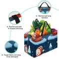 thumbnail image 3 of Christmas sled Large Capacity Reinforced Oxford Cloth Storage Bin - Reusable, Foldable Picnic Baskets, Decorative Box, and Tote Bag, 3 of 7