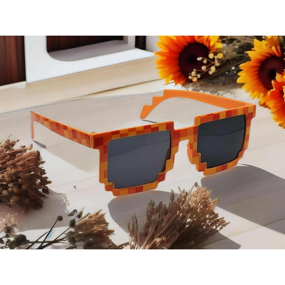 Orange Thug Life Sunglasses Trendy Sunglasses Trick Toy Thug Life Glasses
