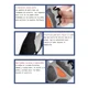 thumbnail image 3 of Guantes de gimnasio unisex para levantamiento de pesas con agarre mejorado y protección acolchada en la palma., 3 of 5