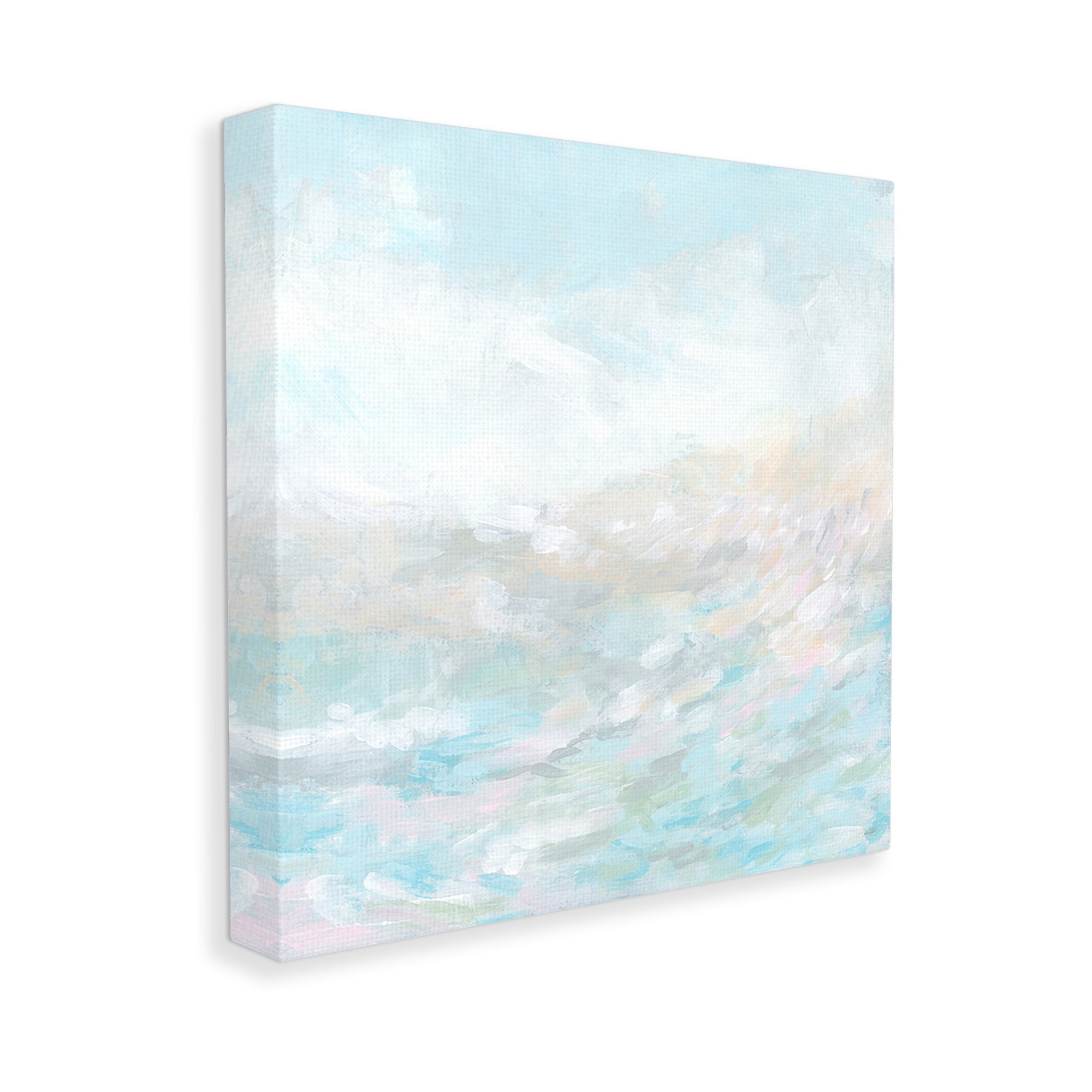 Stupell Industries Nautical Abstract Seascape Abstract Painting Gallery Wrapped Canvas Art Print Wall Art, 36 x 36