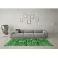 thumbnail image 3 of Ahgly Company Indoor Round Persian Emerald Green Traditional Area Rugs, 6' Round, 3 of 4