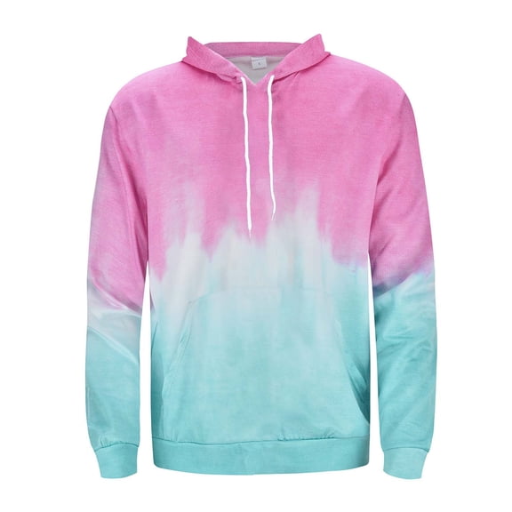 Yoodem Hoodie Hoodies for Men Winter Jackets for Men's Fall Long Sleeved Hoodie Hooded Sweatshirt Tops Outdoor Sweatshirt Shirt Men's Fashion Hoodies & Sweatshirts Mint Green S