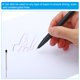 thumbnail image 5 of Recargas de tinta de bolígrafo Uxcell de 1 mm, 6 piezas, recarga de bolígrafo de punta media, metal compatible para bolígrafo retráctil, negro, 5 of 6