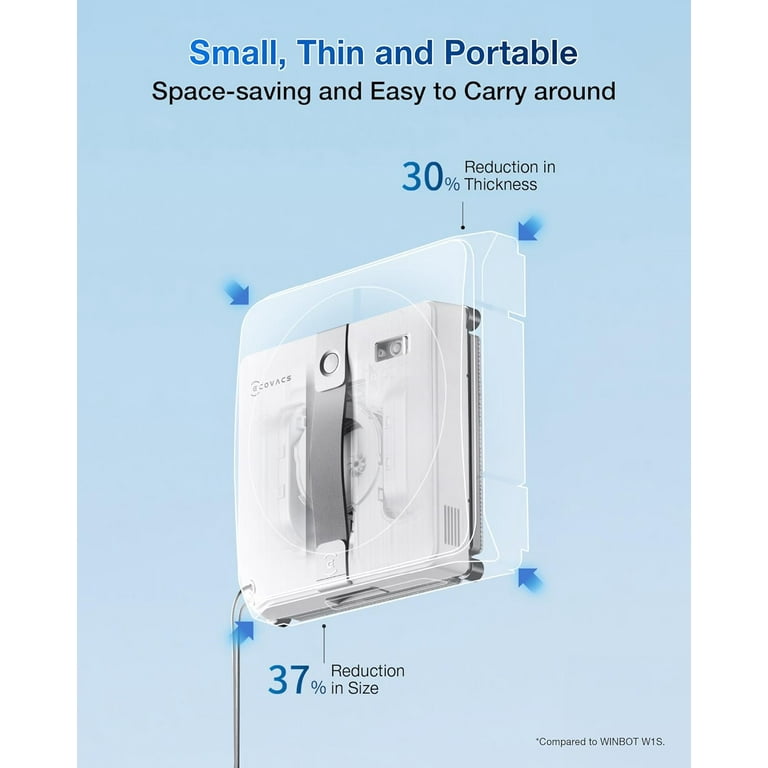 ECOVACS WINBOT Mini Window Cleaning Robot - Compact Design