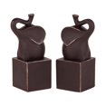 thumbnail image 2 of Woodland Imports Trumpeting Elephant Bookends (Set of 2), 2 of 2