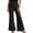 Black, variant on Girls Boys Sequin Flare Pants ,Elastic High Waist Wide Leg Trousers for Festival Stage Party Gathering Wear