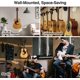 thumbnail image 5 of Soportes de montaje en pared para guitarra, 3 pack de metal, soportes de pared para guitarra, ganchos para guitarra, montaje en pared, soporte de guitarra para guitarra acústica de bajo, E Feliz Sencillez, 5 of 5