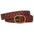 thumbnail image 2 of 1 1/4" Women's Braided Woven Leather Belt, 2 of 3