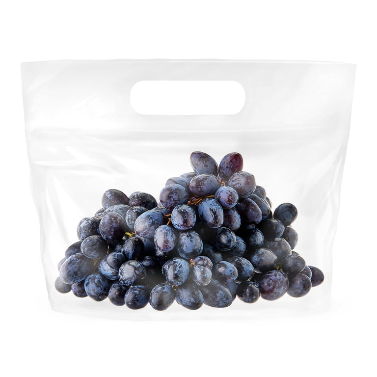 Fresh Produce Black Seedless Grapes Bag 2.25 lbs Juicy Sweet