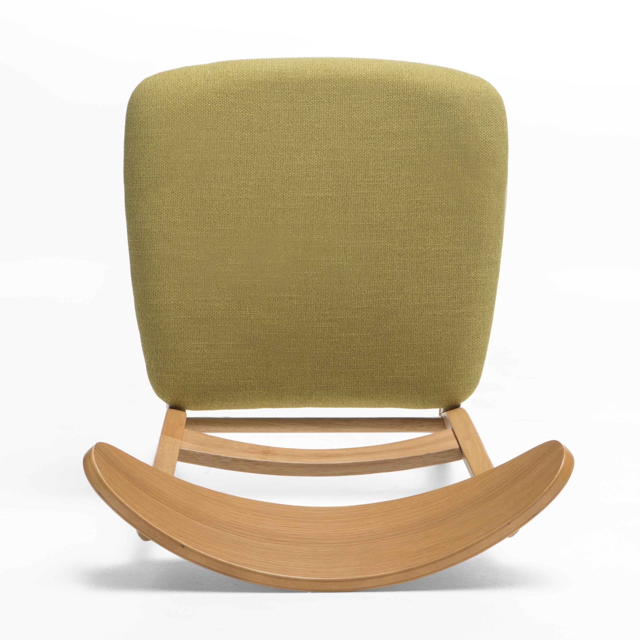 Noble House Lydia Mid-Century Modern Fabric Dining Chairs, Set of 2, Green Tea