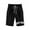 Black, variant on Shorts For Girls Kids Drawstring Elastic Waist Shorts Casual Solid Color Letter Print Knee Length Shorts With Pockets Lightweight Pants Size 3-4 Years