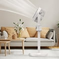 thumbnail image 1 of Ventilador de pie oscilante Macarena pedestal telescópico portátil 5 velocidades silencioso con control remoto, 1 of 8