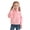 Pink dots, variant on Usaibhir Girls Winter Casual Fleece Half Zipper Sweatshirt Long Sleeve Stand Collar Jacket Holiday Pullover Top 3-9T