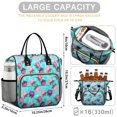thumbnail image 5 of Pioneer Flower Floral Print Pattern Insulated Leakproof Lunch Box for Women, Large Lunch Bag for Tween Teen Adult, Loncheras Para Mujer for Work Beach Travel Picnic Camping, 5 of 6