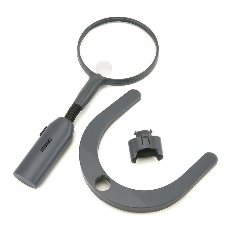 Happyline Magnifier with Light,2X-4X Magnifier LED Light with Clip