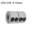 thumbnail image 1 of BTOER Rigid Shaft Coupler D32L45 D25L40 Clamp Stepper Motor Coupling Engrave Machine Screw Clamp Power Tool Accessories, 1 of 9