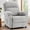 Chenille-Silver Grey, variant on Korser Manual Push Back Recliner Chair with Side Pockets,Recliner Chairs for Adults for Living Room,Small Recliners for Small Spaces,Linen,Dark Grey
