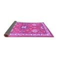 thumbnail image 2 of Ahgly Company Indoor Rectangle Geometric Purple Traditional Area Rugs, 8' x 10', 2 of 4