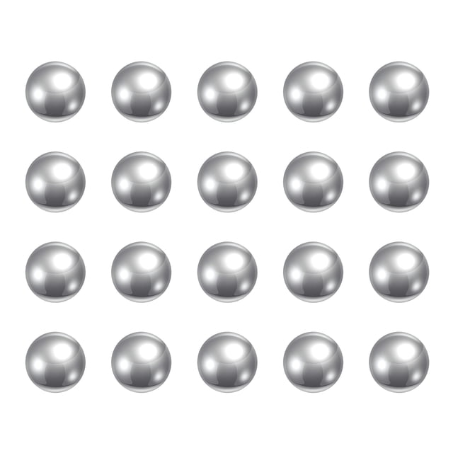 Unique Bargains 5/16' Chrome Steel Bearing Balls G5 Precision 50 Pack